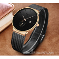 LIGE Fashion Men's Watch Luxury Top Brand Mesh Stainless Steel Wristwatch Military Waterproof Quartz Watches relogio masculino